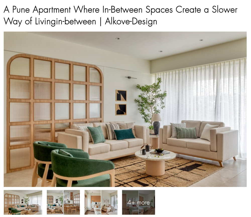 A Pune Apartment Where In-Between Spaces Create a Slower Way of Livingin-between